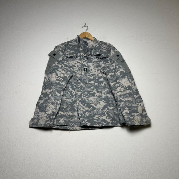 US Army Military Field Utility Uniform Coat Jacket Men S Camo Combat Zip Up - Picture 1 of 16
